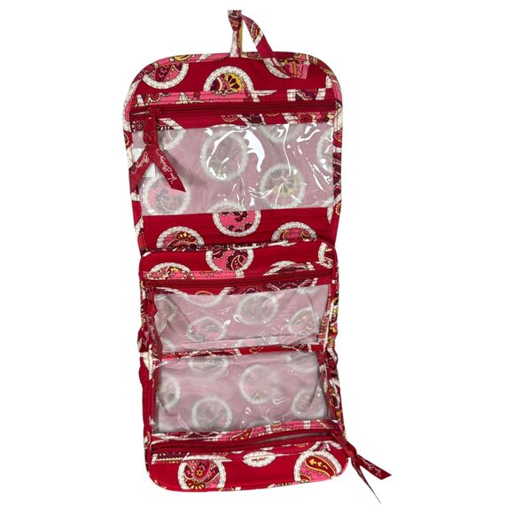 Vera Bradley Rosy Posies Makeup Mini Toiletry Cosmetic Travel Bag - Picture 2 of 4